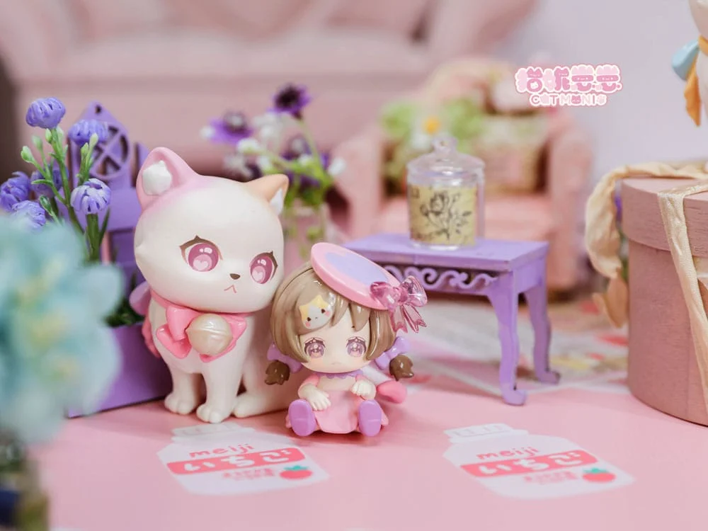 Original Character Trading Figures Cat Nizizi-Kitten with you 8 cm Blind Box - 1 Unidade
